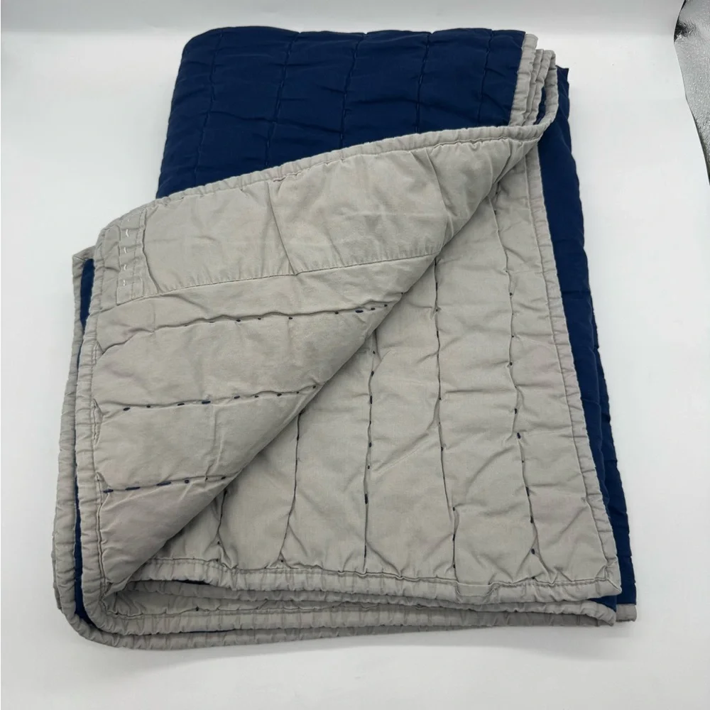 Pottery Barn Kids Blue Crib Quilt